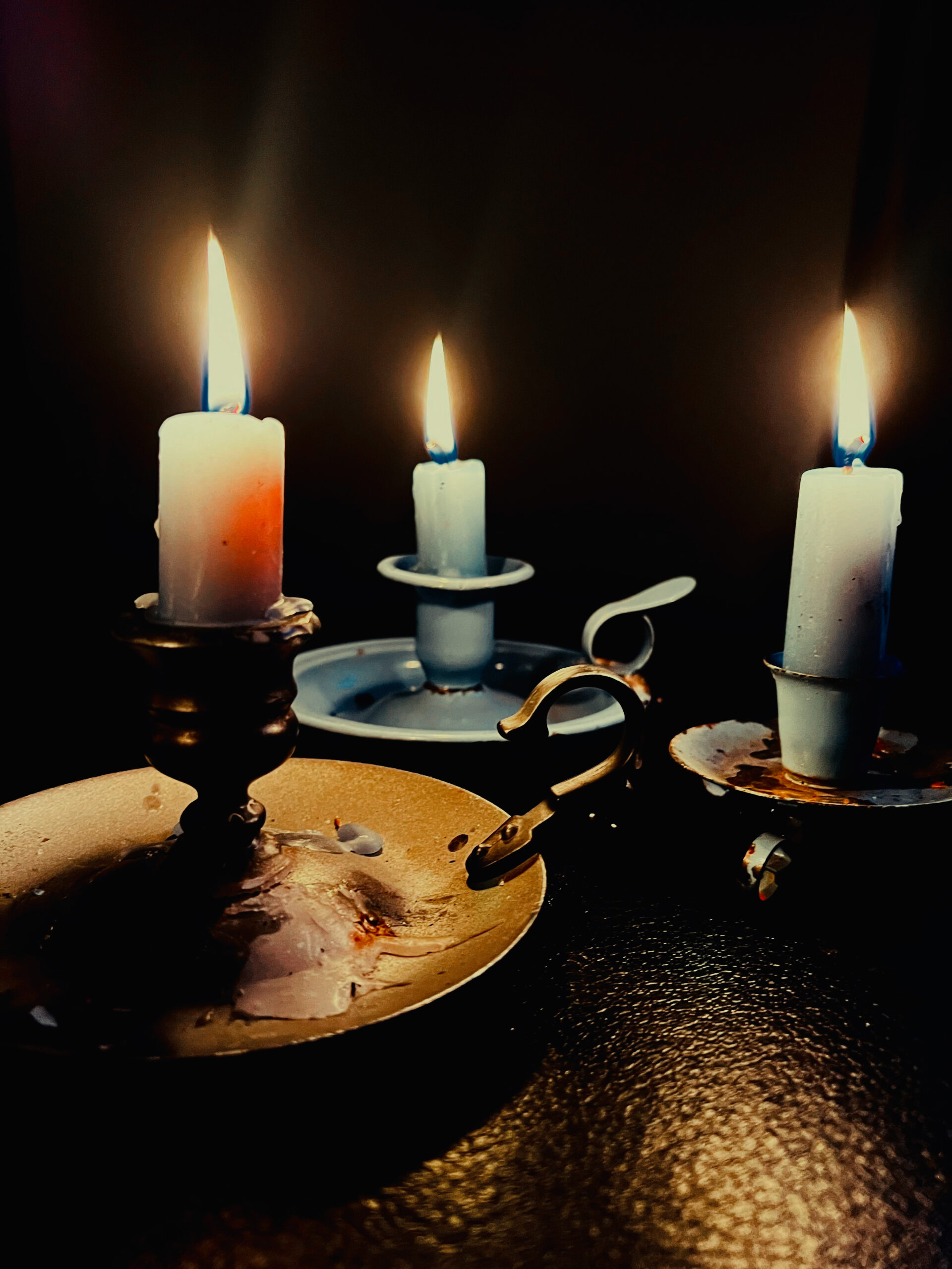 Morning Reflections by Candlelight